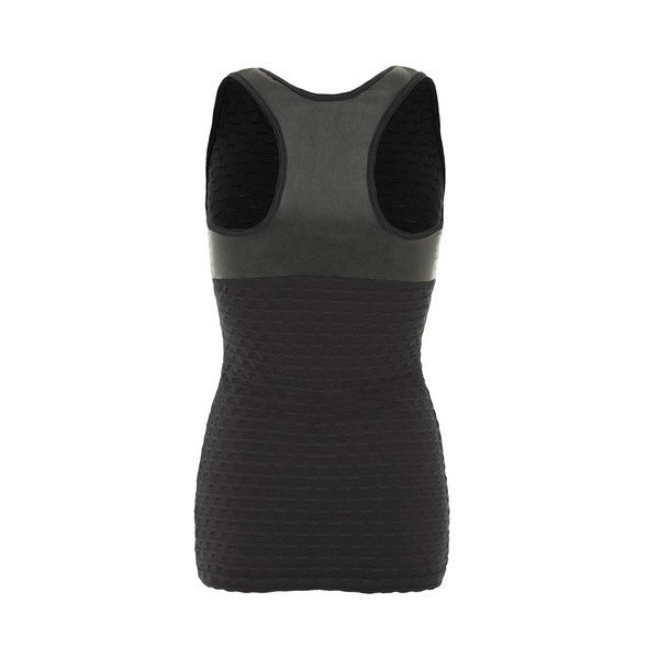 Suki Leatherback Nori Tank - Black