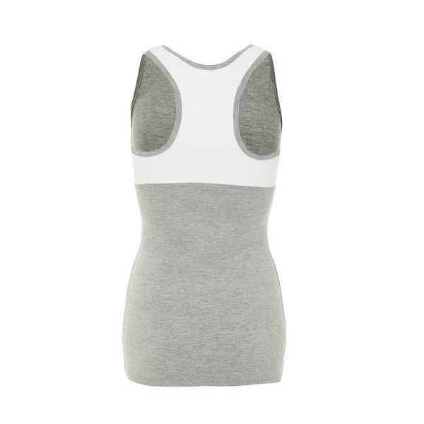 Suki Leatherback Nori Tank -  Grey